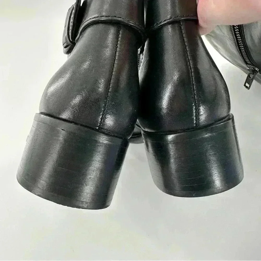 Born womens over the knee boots size 7.5 38.5 black leather Insulated